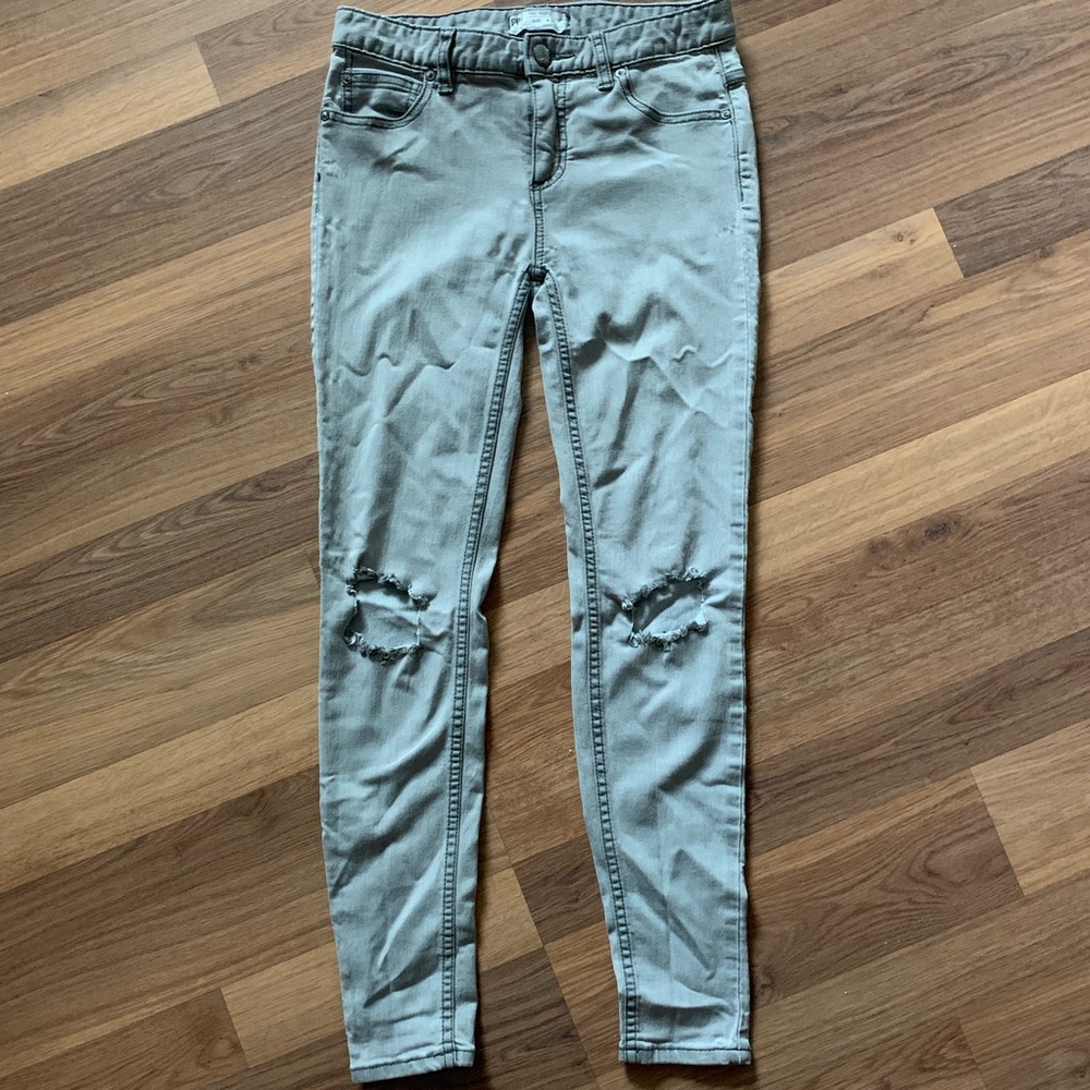 Free People Busted Knee Skinny Jean